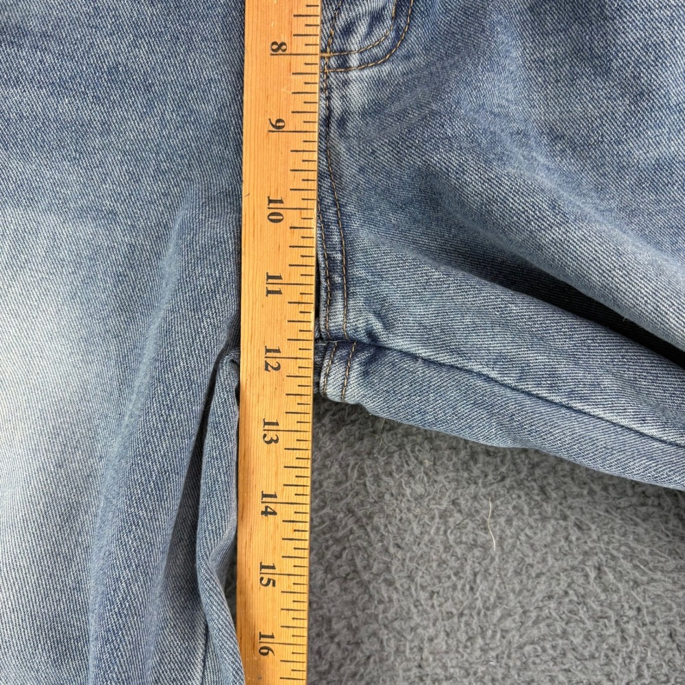 Forever 21 Womens Jeans Light Wash Denim Straight Leg Moto Style Size 26 - Picture 4 of 8